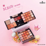 Makeup Set Includes Eyeshadow, Blush, Lipstick, Concealer ODBO BEAUTY IN ONE OD1006 - (Auth Thai)