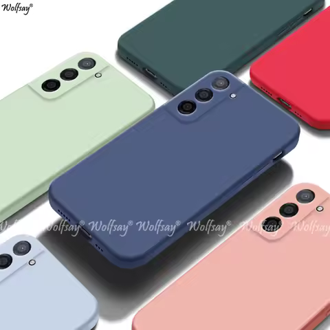 For Samsung Galaxy S21 FE Case Silicone Liquid Plain Protector Case Samsung S23 FE S21 S22 S23 Plus 