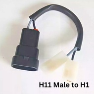 H11 Male to H1 Socket Converter H3 Female Led Bulb Converter