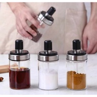Kitchen Spice Holder/Multipurpose Glass Salt Bottle