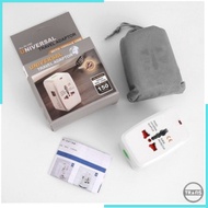 UNIVERSAL TRAVEL ADAPTOR INTERNATIONAL / CHARGER PLUG TRAVEL ADAPTOR / WITH DUAL USB