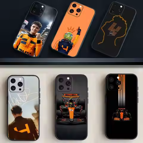 L-Lando N-Norris Formula 1 Phone Case For iPhone 16,15,14,13,12,11 Plus,Pro Max,XS,X,XR,SE,Mini,8,7,