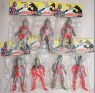 (W Plaza shop 225) 70s Bullmark M1 Ultraman 咸蛋超人 超人 膠公仔 set kaiju 超合金 笠頭 奧特曼 鹹蛋超人 咸蛋超人 超人之母