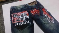 百貨正品 Tough Jeans 0438 紅衛兵造型牛仔褲  31腰