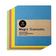 Magic Piece Cleaning Cloth Kitchen Absorbent Cellulose 10