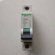 Mcb Breaker Schneider C60N C16 Removed Still Good