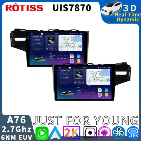 7870 A76 Android 13 12G+256G Car Radio Multimedia GPS Video Stereo Player For Honda Fit 3 GK GH GP J