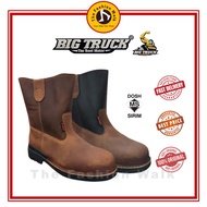BIG TRUCK Full Leather High Cut Safety Shoes 8018 | Kasut Kerja Safety Kulit SS8018 [SIRIM]