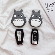 [Ready Stock]Proton X50/X70 Key Cover Silicone Material Cartoon Creative Totoro Car Key Cover Keychain