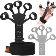 Finger Gripper Silicone Finger Exerciser 6 Resistant Levels Recovery Physical Tools Hand Strengthene