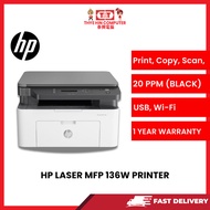 HP LASER MFP 136W PRINTER