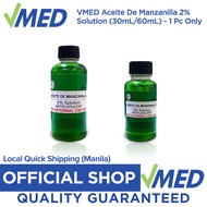 VMED Aceite De Manzanilla 2% Solution Antiflatulent (30mL/60mL) - 1 Pc Only