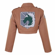 Anime Attack on Titan Jacket Shingeki no Kyojin Military Police  Eren Jaeger Cosplay Costume Game Ja