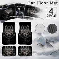 Universal Car Floor Mats Wolf 3D Printing Auto Car Floor Mat