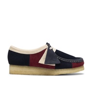 Clarks Womens Wallabee Navy Stripe