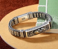 Lắc Tay Nam Bạc S925 Cao Cấp Mặt Tỳ Hưu Tài Lộc Độ Dài 18cm-20cm