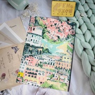 美國限量布系列-美國AGF油畫風卡布里島布書套-布書衣A5-25K