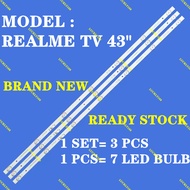 NEW 3 PCS REALME TV 43" REALME 43" LED TV BACKLIGHT (LAMPU TV) REALME 43 INCH LED TV BACKLIGHT