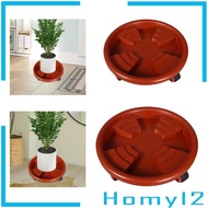 [HOMYL2] Pot Trolley Flower Pot Mover Trolley Rolling Plant Stand