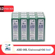 AXE OIL Universal Oil 3ml to 56ml - 12 Packs