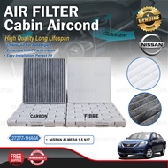 27277-1HA0A CABIN FILTER Normal & Carbon NISSAN ALMERA 1.5 N17 Penapis Udara