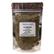 Treasures Ajwain - Carom - Whole Seeds - 100% Pure From India (50g) With Free Spoon