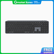 Keychron | Keychron B6 Space Gray 4-in-1 Bluetooth Wireless Slim Full Keyboard Pentagraph