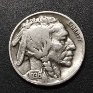 US Indian Buffalo 5 Cent Coin 1936