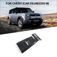 For Chery JAECOO 6 J6 ICAR 03 Car Rear Exhaust Air Outlet Decorative Frame ABS Air Conditioning Pane