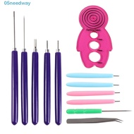 NEEDWAY 12PCS Quilling Needle Kit, Paper Curling Multi Size Paper Quilling Tools, Paper Strips Paper