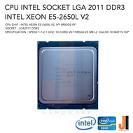CPU Intel Xeon E5-2650L V2 10 Core/ 20 Thread 1.7-2.1 Ghz 25 MB L3 Cache 70 Watts TDP No Fan Socket LGA 2011 DDR3 (สินค้ามือสองสภาพดีมีการรับประกัน)