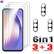 6in1 3D Curved Tempered Glass Camera Lens Protector Cover For Samsung Galaxy A54 5G Tempered Glass C