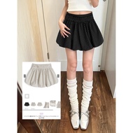 SEVEN | Japan • GRL • Dotted Ruffled Lantern Bubble Skirtღ