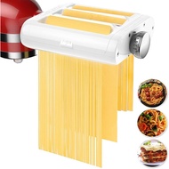 Pasta Maker Accessories Mixers 3 in 1 Set for KitchenAid Stand Mixer Attachments Include Pasta Roller,  Cutter, 8 Adjustable Thickness Pasta Maker Attachment