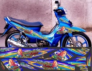 COD striping variasi Yamaha Jupiter Z burhan design wanita berhijab