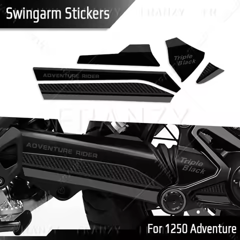 For R1250GS/Adventure 2019-2026 R1200GS/Adv 2013-2018 3M Motorcycle Swingarm Sticker Triple Black Sw