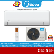 Midea Air Conditioner (1.0HP-2.5HP) All Easy Pro R32 Inverter MSEP-10CRFN8 / MSEP-13CRFN8 / MSEP-19CRFN8 / MSEP-25CRFN8