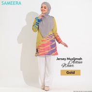 Sameera Jersey Muslimah Active Wear Gold