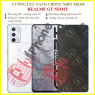 Realme GT Neo2T anti-peeping sticker (neo 2T) - 9H+ nano flexible tempered sticker