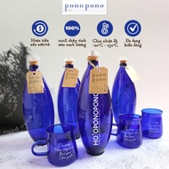 [HOT] Blue Glass Bottle 1 Liter - Blue Solar Water Bottle 1000ml (Blue Solar Water)