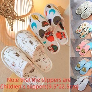 Shoes Indoor Guest Slipper Children Travel Sandals Breathable Disposable Slippers Spa Hotel Kid Footwear Cartoon