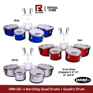 DRM QD-4 Marching Quad Drums/ Quadro Drums