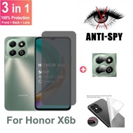 Anti-spy Privacy Film for Honor X6b Screen Protector for Honor X6a X9 X8 X7 X8A X8B X7A X7B 5G 4G Ca