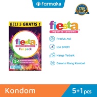 Fiesta Fun Pack Kondom 5+1 Pieces