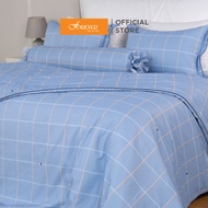 Bộ chăn ga gối chần chun 4 món lụa Tencel Cao cấp Forever Mềm mịn