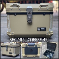 SEC MUJI 45L ABS TOP BOX - HARD PLASTIC