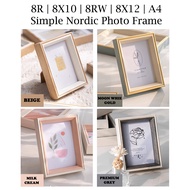 ELITE Simple Nordic Photo Frame | 8R | 8x10 | 8RW | 8x12 | A4