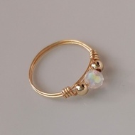 14k Gold Filled (Suasa) Cincin Kristal