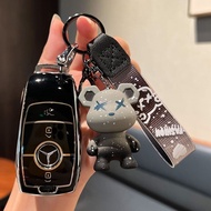 Mercedes-Benz A200L/A180L Dedicated Key Cover All-Inclusive Protective Case Gradient Bear Decorative