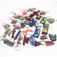 Motorcycle key chain anti-lost key tag  silicone motorcycle key ring cool motorcycle key ring durabl